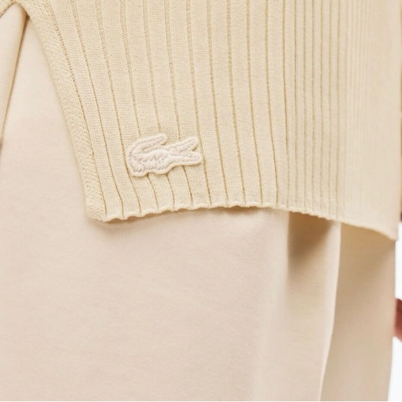 Lacoste 

Flat Ribbed Rayon Sweater

Size  36 smallet - Picture 2 of 7